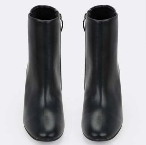 Black ankle boots